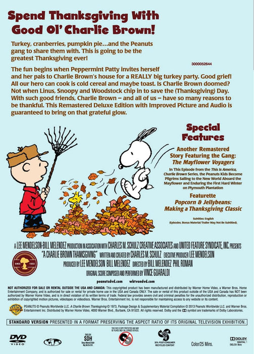 A Charlie Brown Thanksgiving 40th Anniversary Deluxe Edition