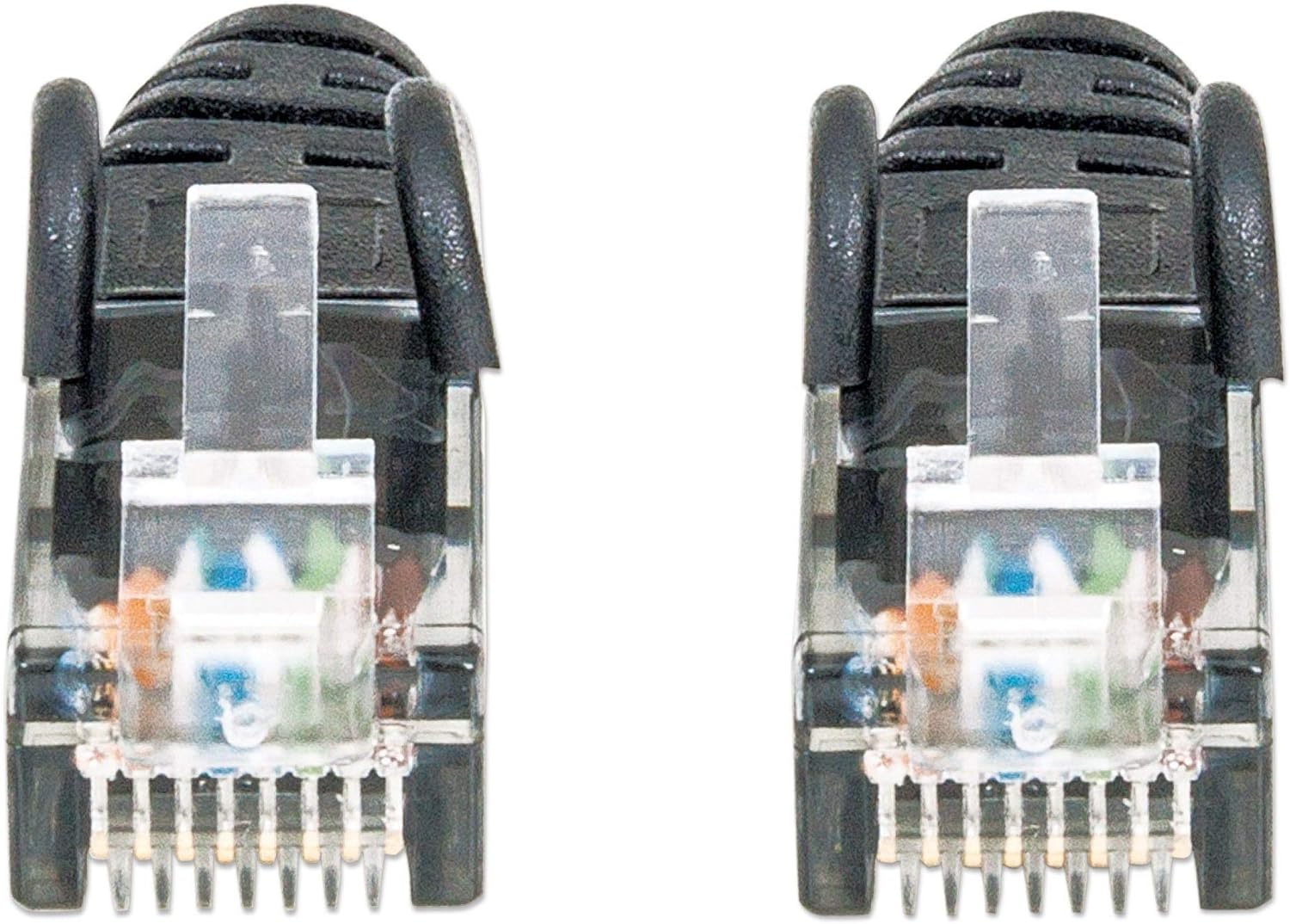 INTELLINET PATCHKABEL RJ45 U/UTP CAT6 1.00M HEBELSCHUTZ SCHW