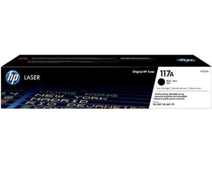 HP W2070A 117A Original Laser Toner Cartridge, Black, Single Pack, Standard