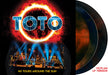 40 Tours Around The Sun Blue/Orange Starburst Swirl
