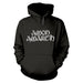 AMON AMARTH - GREY SKULL BLACK Hooded Sweatshirt Medium