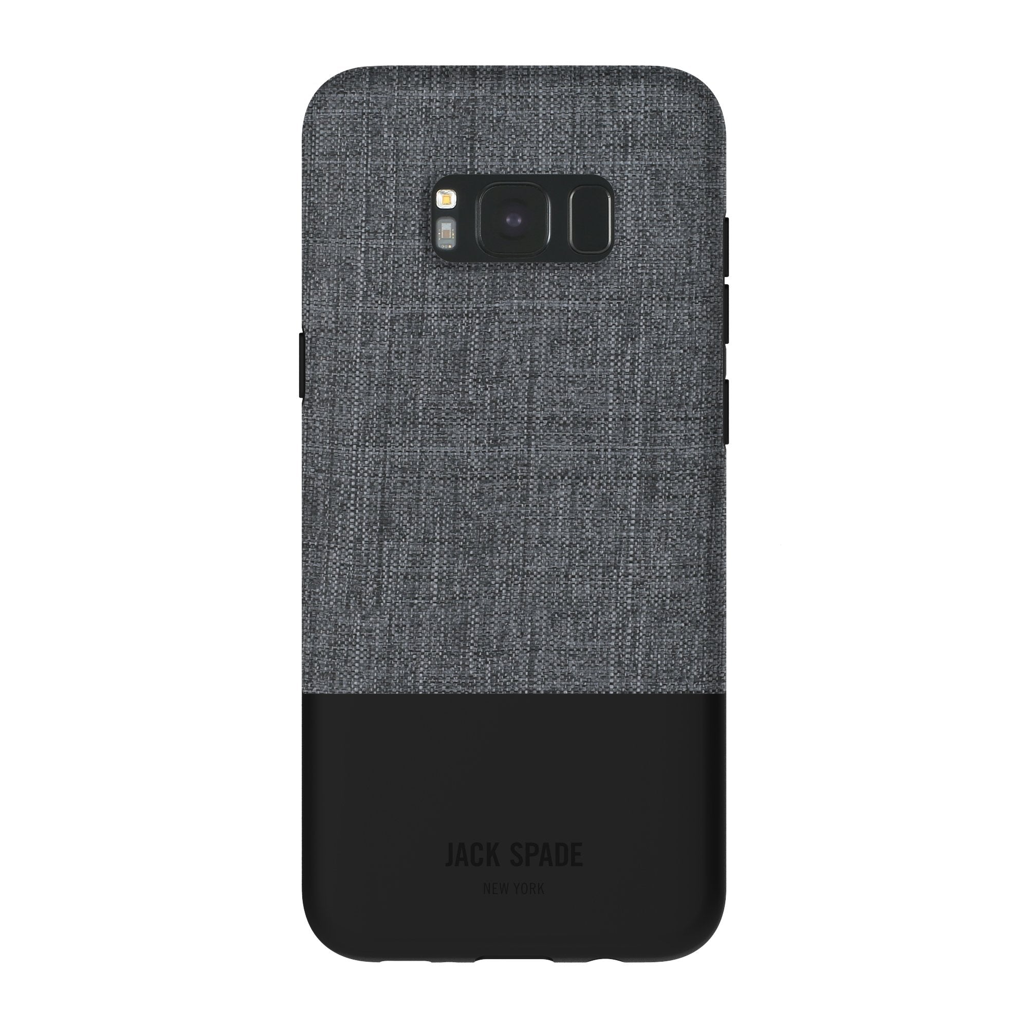 Jack Spade Color-Block Case for Samsung Galaxy S8 Plus - Tech Oxford Grey/Black Galaxy S8 Plus Grey/Black