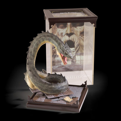 The Noble Collection - Magical Creatures Basilisk - Hand-Painted Magical Creature #3 - Officially Licensed 7in (18.5cm) Harry Potter Toys Collectable Figures - For Kids & Adults