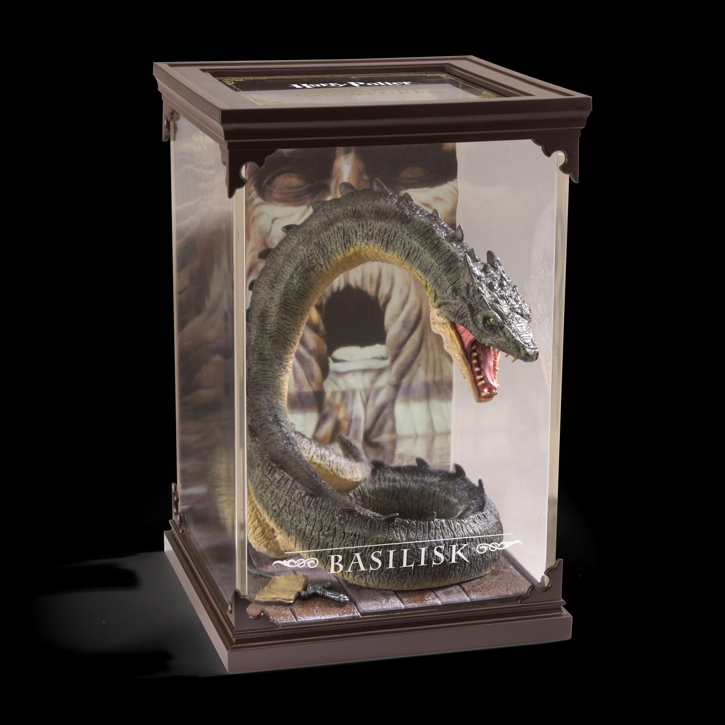 The Noble Collection - Magical Creatures Basilisk - Hand-Painted Magical Creature #3 - Officially Licensed 7in (18.5cm) Harry Potter Toys Collectable Figures - For Kids & Adults