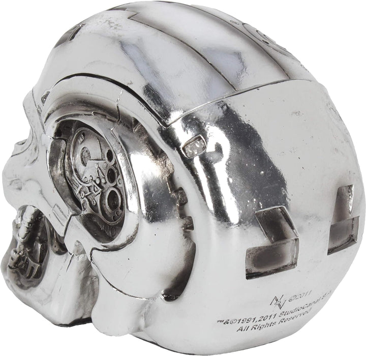 Terminator Nemesis Now T Caja de Resina (18 cm), Color Plateado
