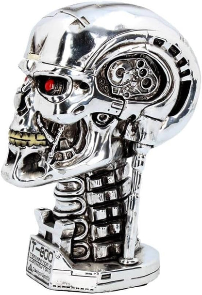 Nemesis Now B1427D5 Terminator Head Box 18cm Silver,21cm