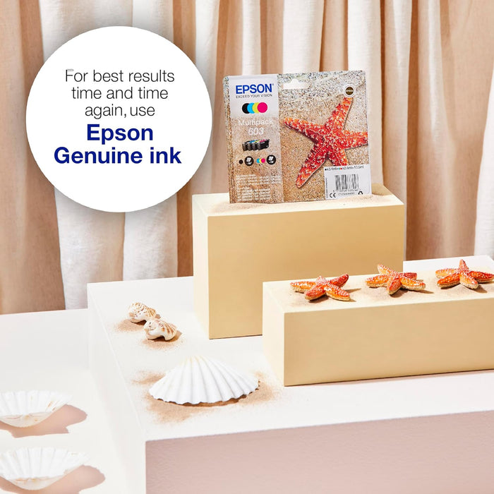 Epson 603 Starfish Genuine Multipack, 3-Colours Ink Cartridges
