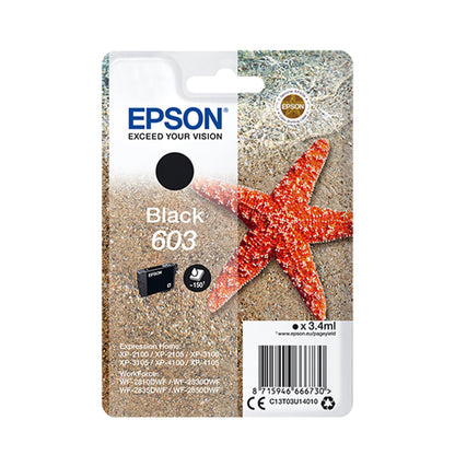 Epson 603 Black Starfish Genuine, Ink Cartridge