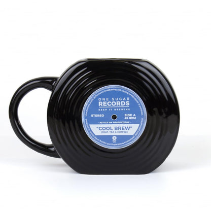 Gift Republic Vinyl Record Shaped Mug Multi , GR452014,450 milliliters