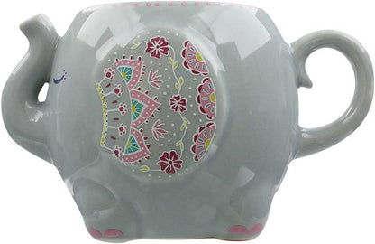 Mandala Elephant Grey Tea or Coffee Mug