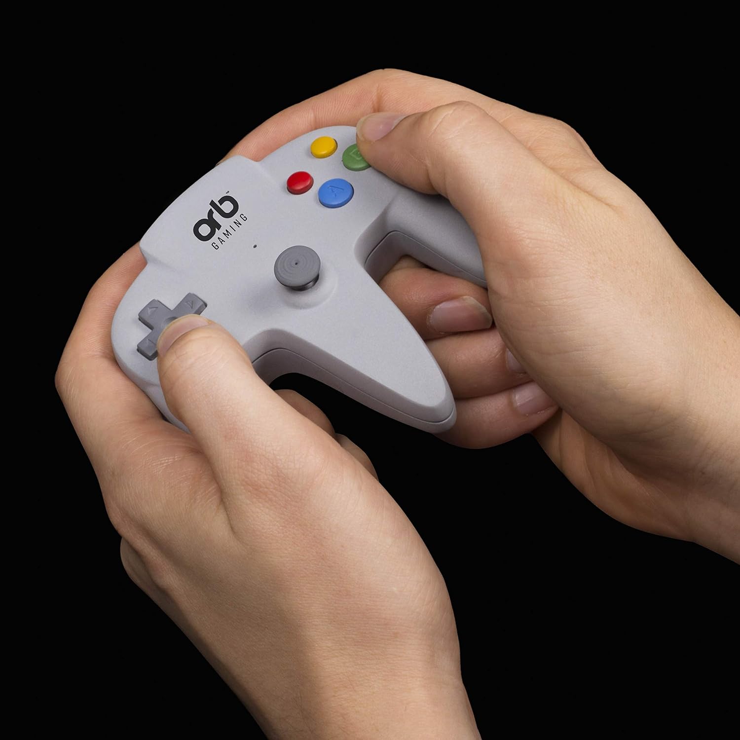 Orb Gaming Orb-Contrôleur Retro Arcade Blanc-y Compris 200x Jeux 8 Bits, Or-RETARC Does not apply Controller White – Including 200 x 8 Games, One Size