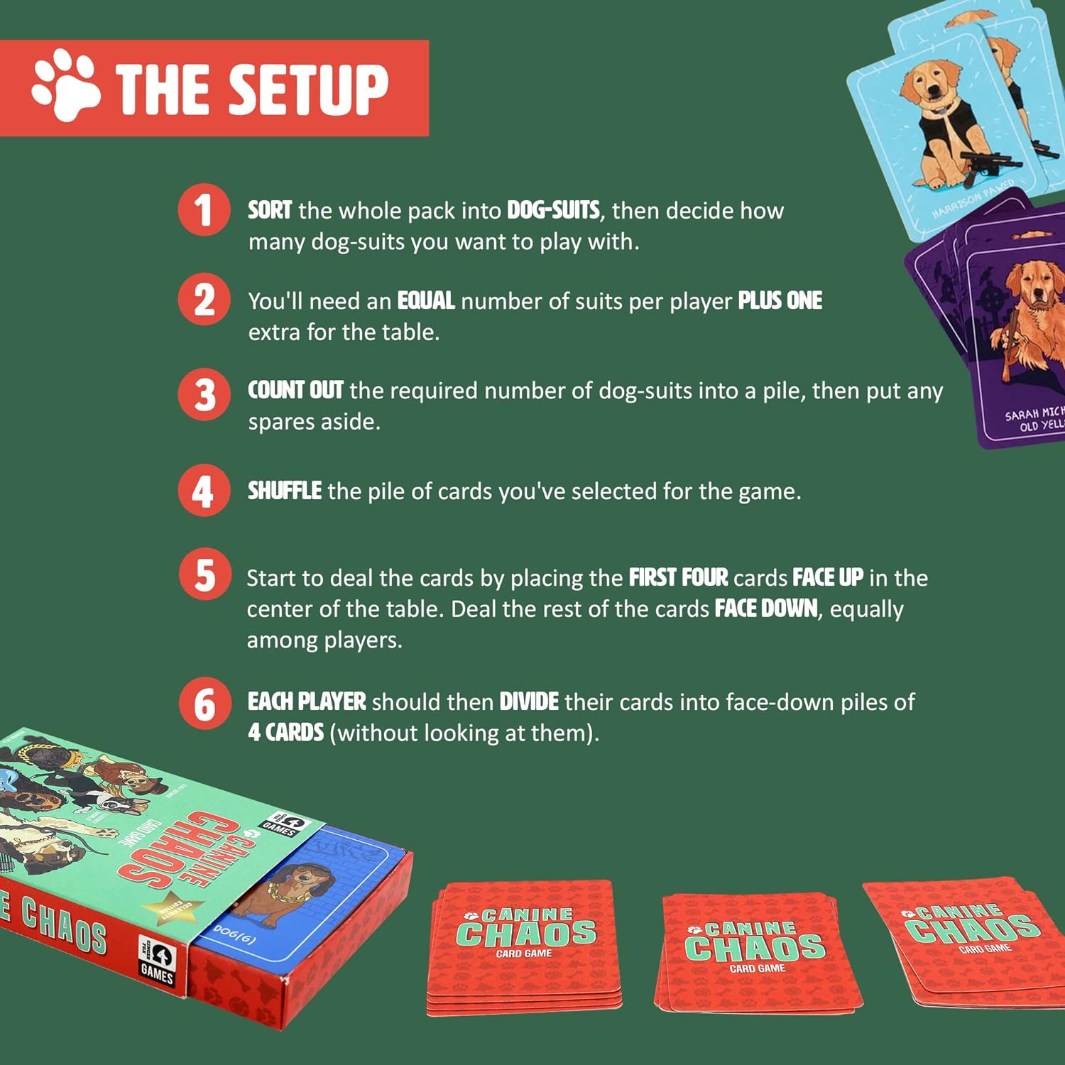 Ginger Fox Canine Chaos Card Swapping Game - Reclama tu Camino a la Victoria coleccionando Personajes de celebridades caninas Locos
