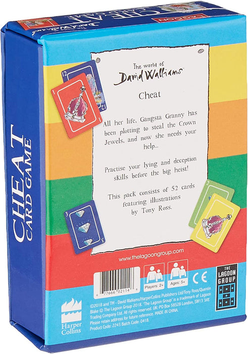 Lagoon Group David Walliams Megatastic Challenges & David Walliams Gangsta Granny's Cheat Card Game