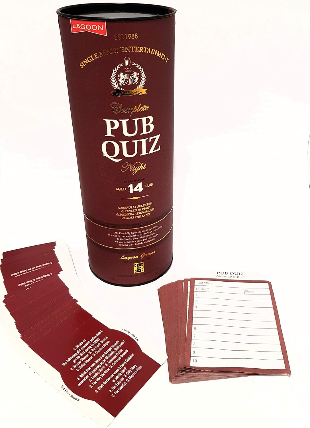 The Lagoon Group 1148 Complete Pub Quiz, Multi
