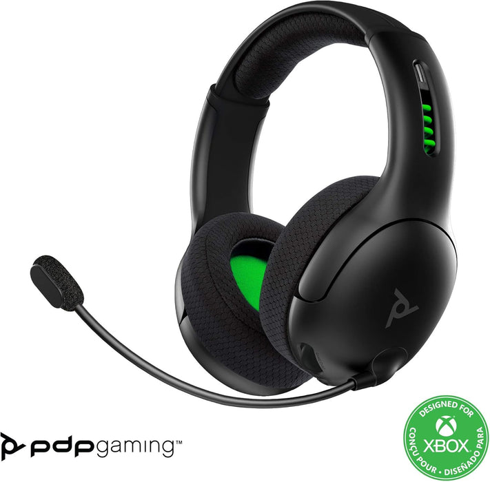 PDP Gaming LVL50 draadloze Headset met Mic for Xbox One, Series X|S - PC, laptopcomputer - Noise Cancelling microfoon, Bass Boost, Lichtgewicht, Soft Comfort Over Ear Headphones - zwart