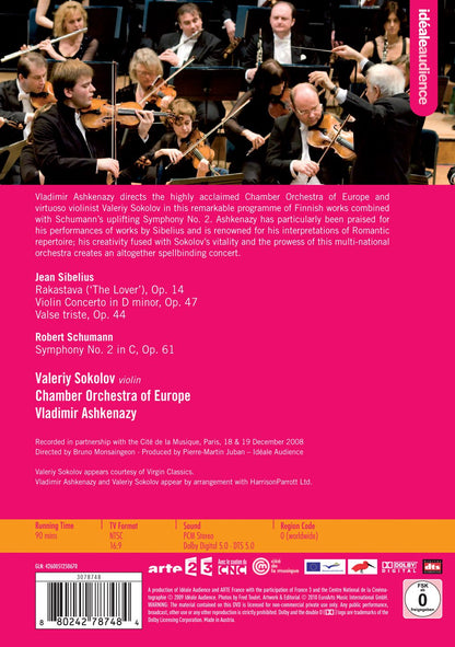Sibelius/ Schumann: Ashkenazy (Rakastava/ Valse Triste/ Violin Concerto/ Symphony No.2)