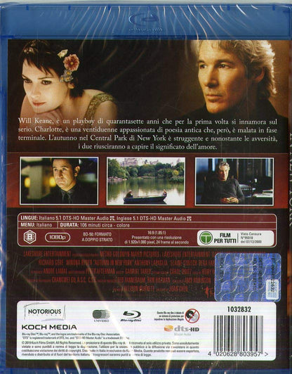 Autumn In New York ( Blu Ray