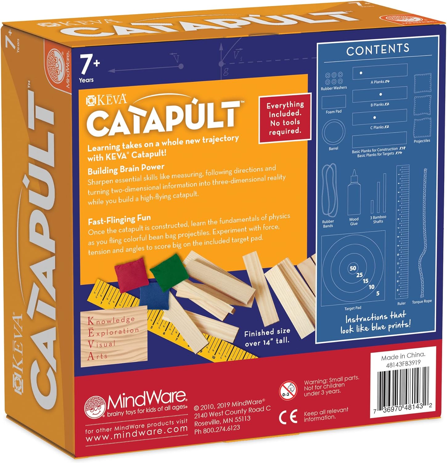 Mindware | KEVA: Catapult | Children's Brainteaser | Ages 7+ | 1+ Players