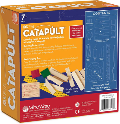 Mindware | KEVA: Catapult | Children's Brainteaser | Ages 7+ | 1+ Players
