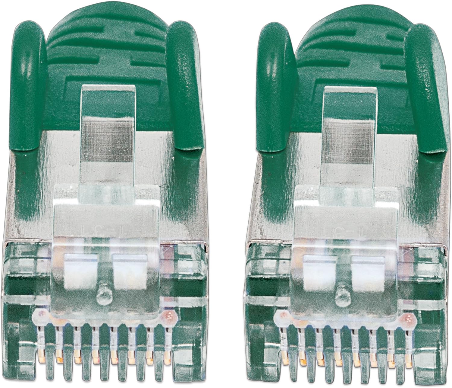 Intellinet Network Patch Cable, Cat6A, 3m, Green, Copper, S/FTP, LSOH / LSZH, PVC, RJ45, Gold Plated Contacts, Snagless, Booted, Polybag