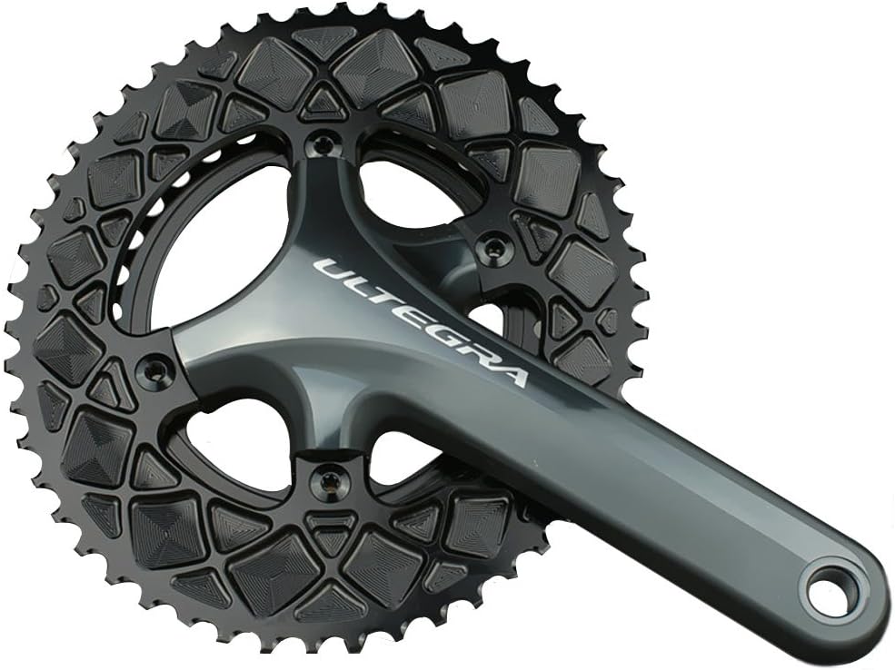 ABSOLUTE BLACK CHAINRING ABSOLUTEBLACK OVAL 110mm 52T 4B 2X BK by ABSOLUTE BLACK