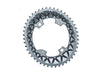 ABSOLUTEBLACK Chainring Ø110mm Outer (double) 46T 4 holesGrey, Aluminium 7075, Oval, 2x10/11
