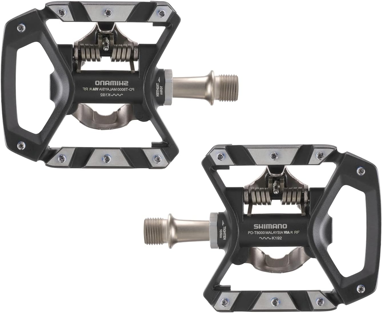 Shimano PD-T8000 XT MTB SPD Trekking pedals, single-sided mechanism