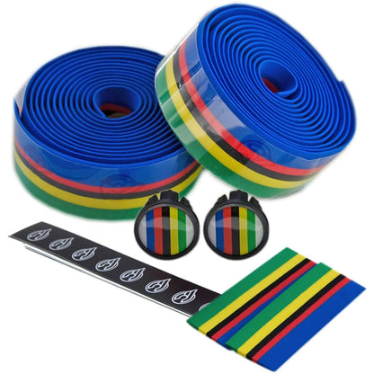 Cinelli Original Cork Handlebar Tape & Plugs, World Champion, One Size