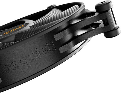 be quiet! Shadow Wings 2 140mm PWM Lüfter, hohe Höchstgeschwindigkeit, niedrige Mindestdrehzahl, optimierter Lüfterrahmen, außergewöhnlich hoher Luftdruck, sehr leiser Betrieb, Rifle-Lager, BL087