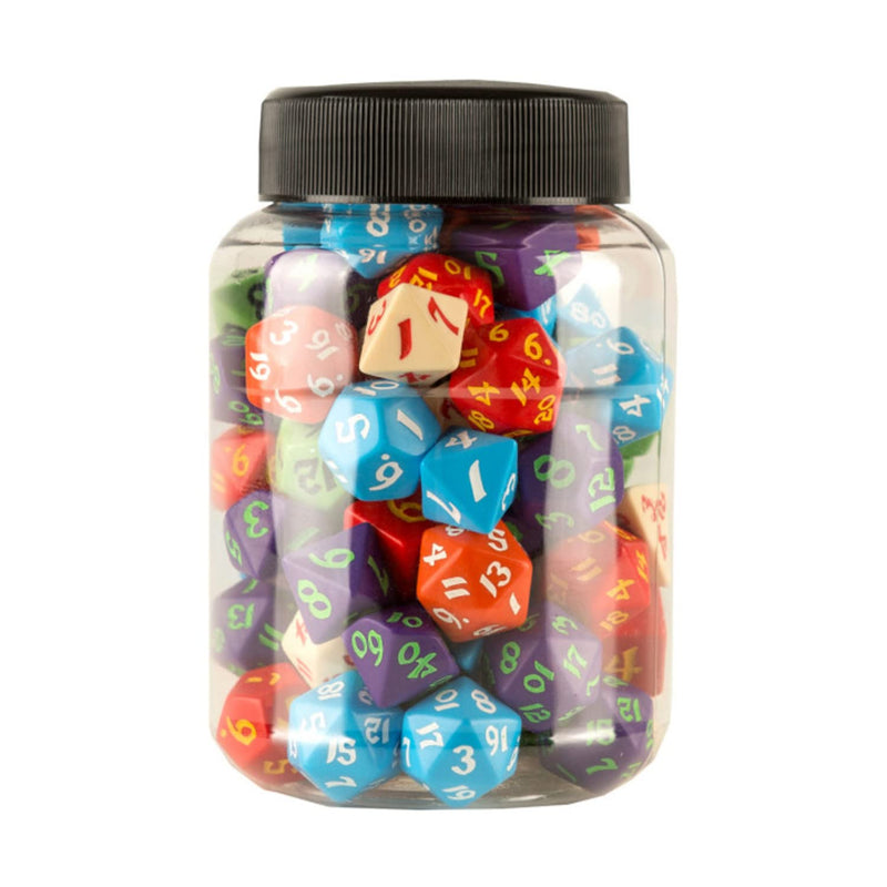 Pot rond de dés de RPG classiques (80