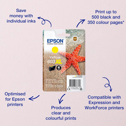 Epson Ink Cartridge, Yellow