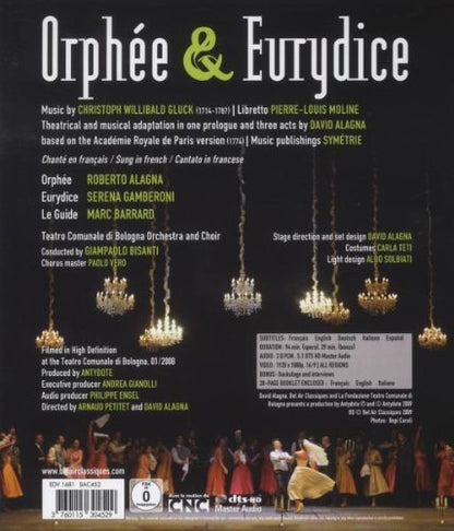 Gluck: Orphee & Eurydice (Alagna, Gamberoni, Barrard/Bologna/Bisanti)