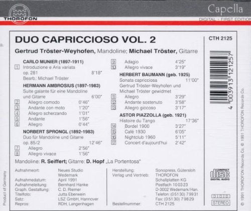 Works for Mandolin & Guitar Vol 2
