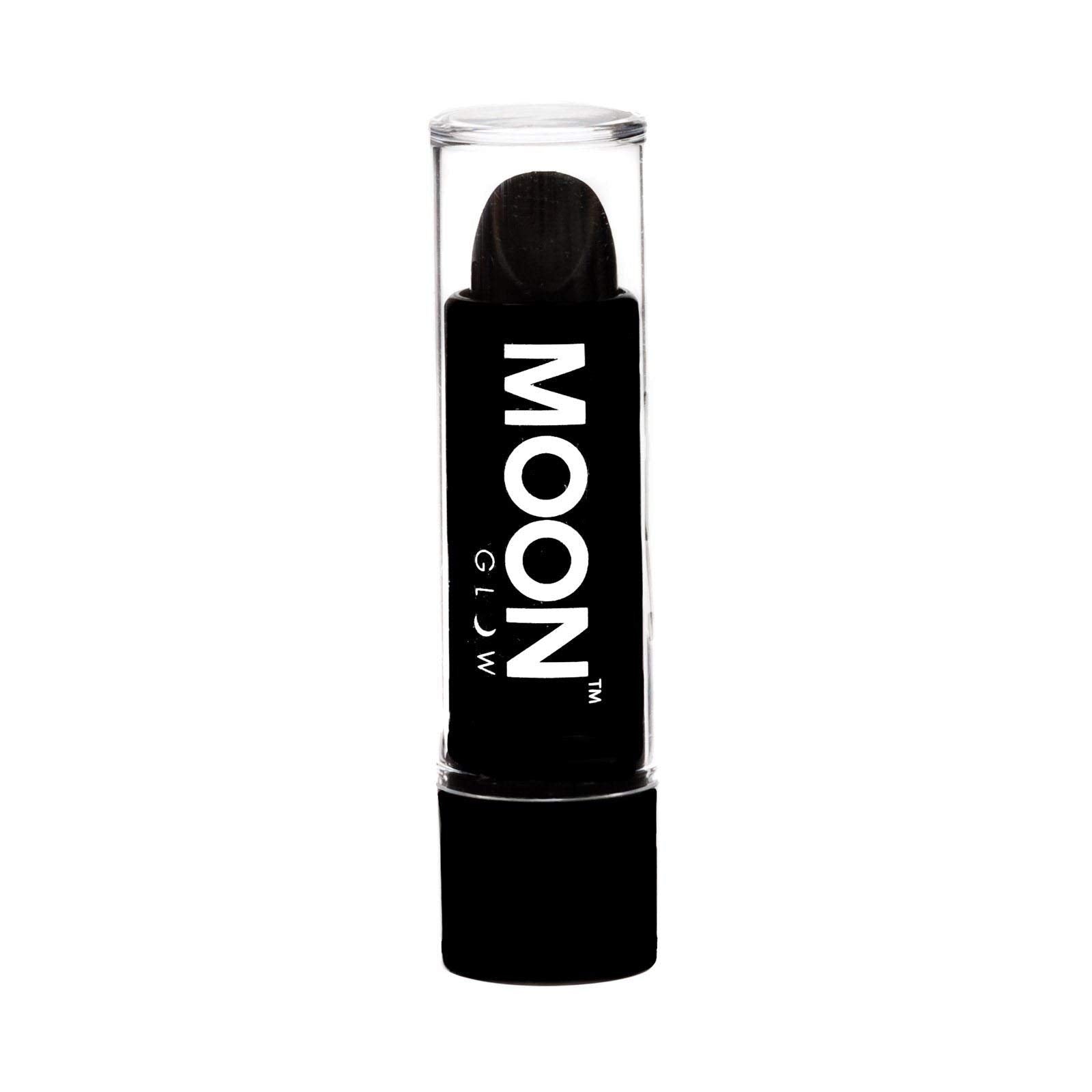 Smiffys Moon Glow Pastel Neon UV Lipstick, Black