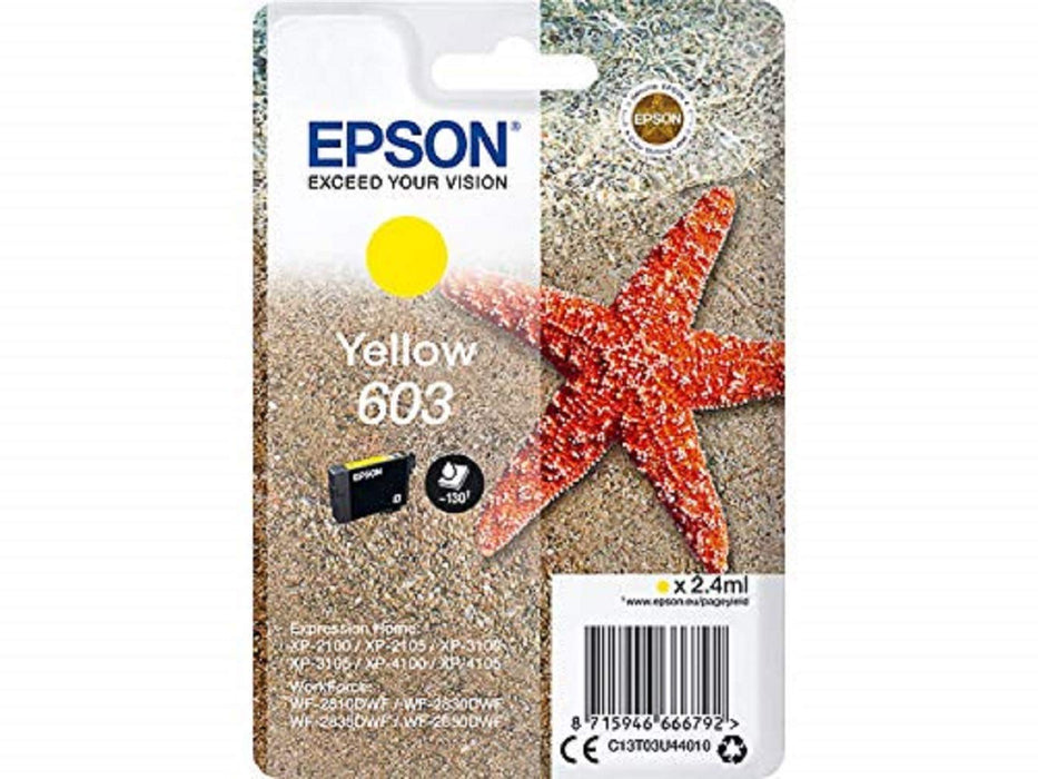 Epson 603 Yellow Starfish Genuine, Ink Cartridge