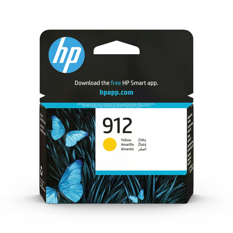 HP 3YL79AE 912 Original Ink Cartridge, Yellow, Single Pack