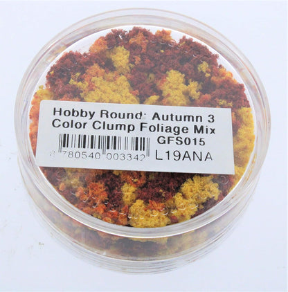 GF9 Hobby Scenics: Autumn 3-Color Clump Foliage Mix