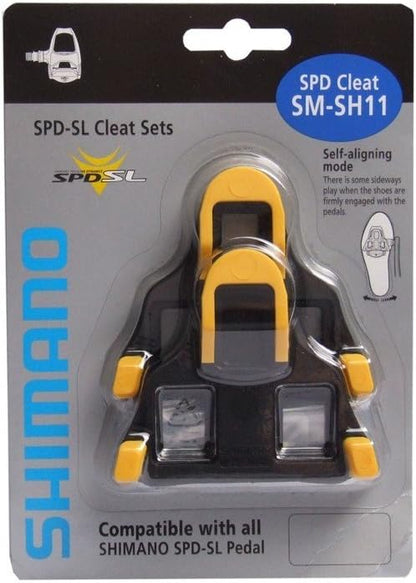 Shimano SM-SH11 SPD SL-Cleats , Centre Pivot Floating, Yellow
