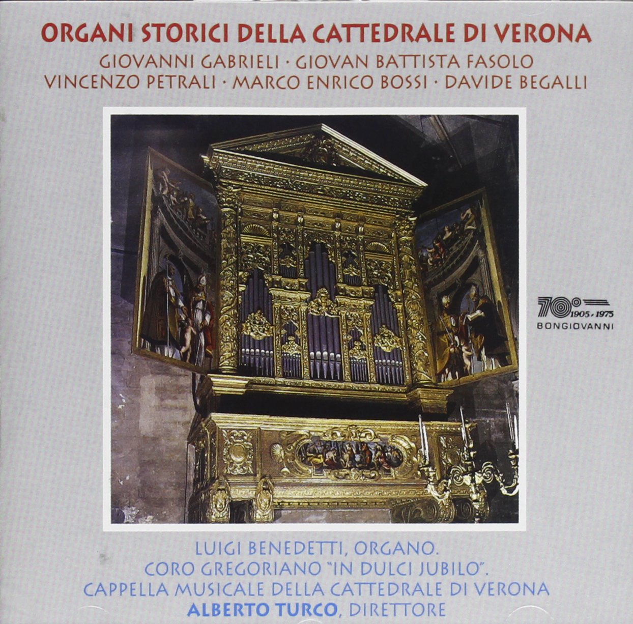 Organi Storici Della Cattedrale DL Verona