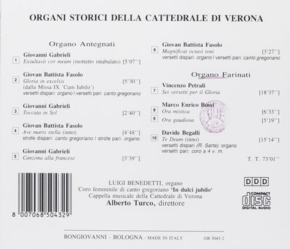 Organi Storici Della Cattedrale DL Verona