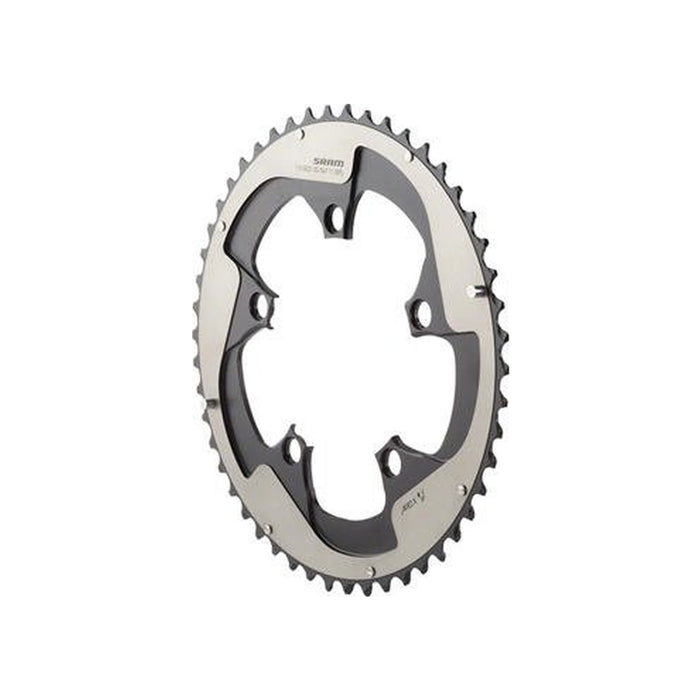 Sram Road Chainring Red22 X-Glide R 50T Yaw S3 Hidden Bolt and Non-Hidden Bolt 110 mm Aluminium BB30 or GXP (50-34) 5 mm - Falcon Grey