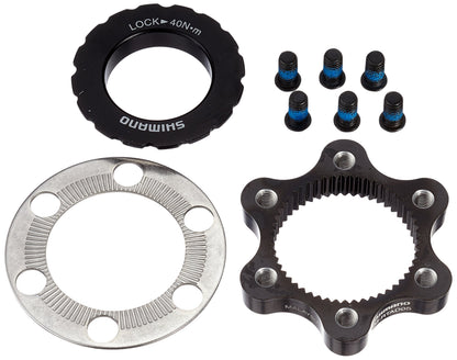 Shimano SM-RTAD05 6-bolt rotor to Centre-Lock hub disc adapter