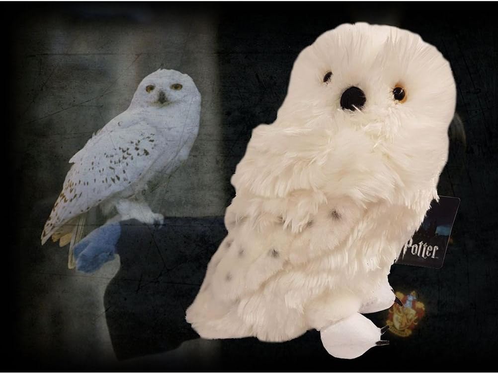 The Noble Collection Hedwig Plush In Tray Officially Licensed 12in (30cm) Harry Potter Toy Dolls Snowy Owl Plush - For Kids & Adults