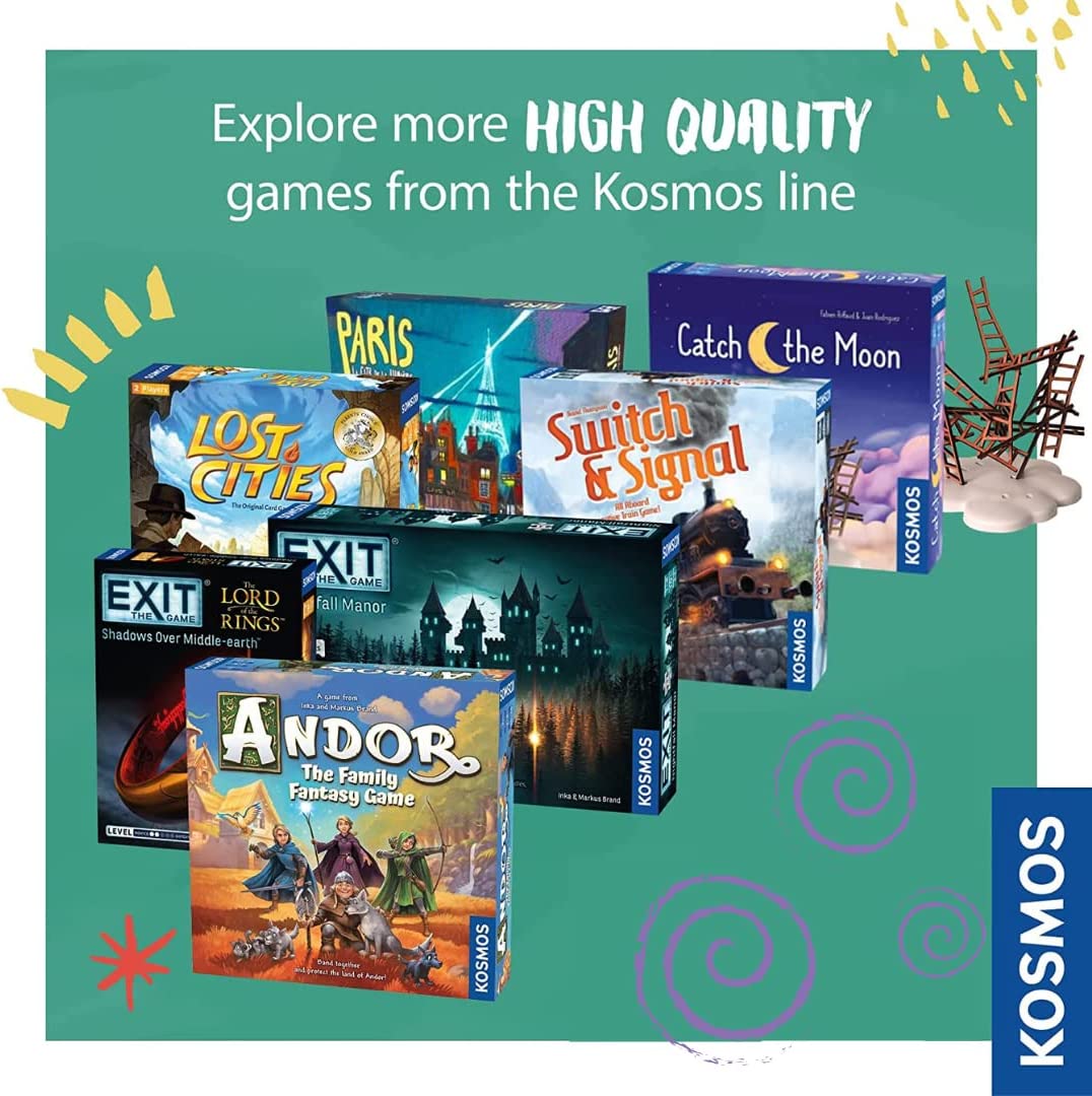 Thames & Kosmos, 695132, Adventure Game: Monochrome, Discover The Story, Cooperative Board Game,1-4 Players, Ages 16+