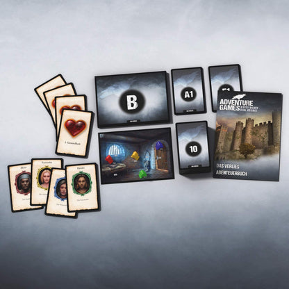 Thames & Kosmos, 695088, Adventure Game: The Dungeon, Discover The Story, Cooperative Board Game,1-4 Players, Ages 12+