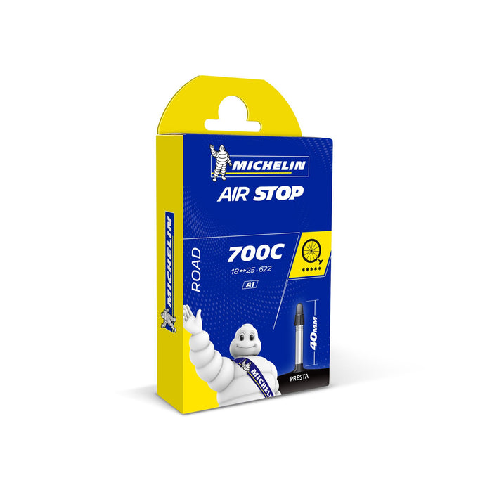 Michelin Airstop Road Inner Tube - 700c x 18-25mm (Presta 40mm)