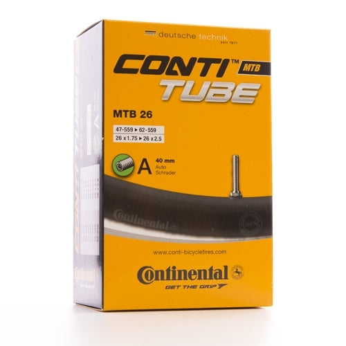 Continental MTB Tube Presta 60Mm Valve Black 26X1.75-2.50"