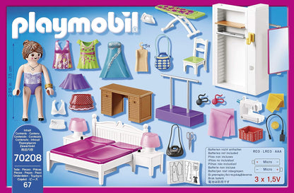 PLAYMOBIL Dollhouse Slaapkamer Met Mode Ontwerphoek - 70208
