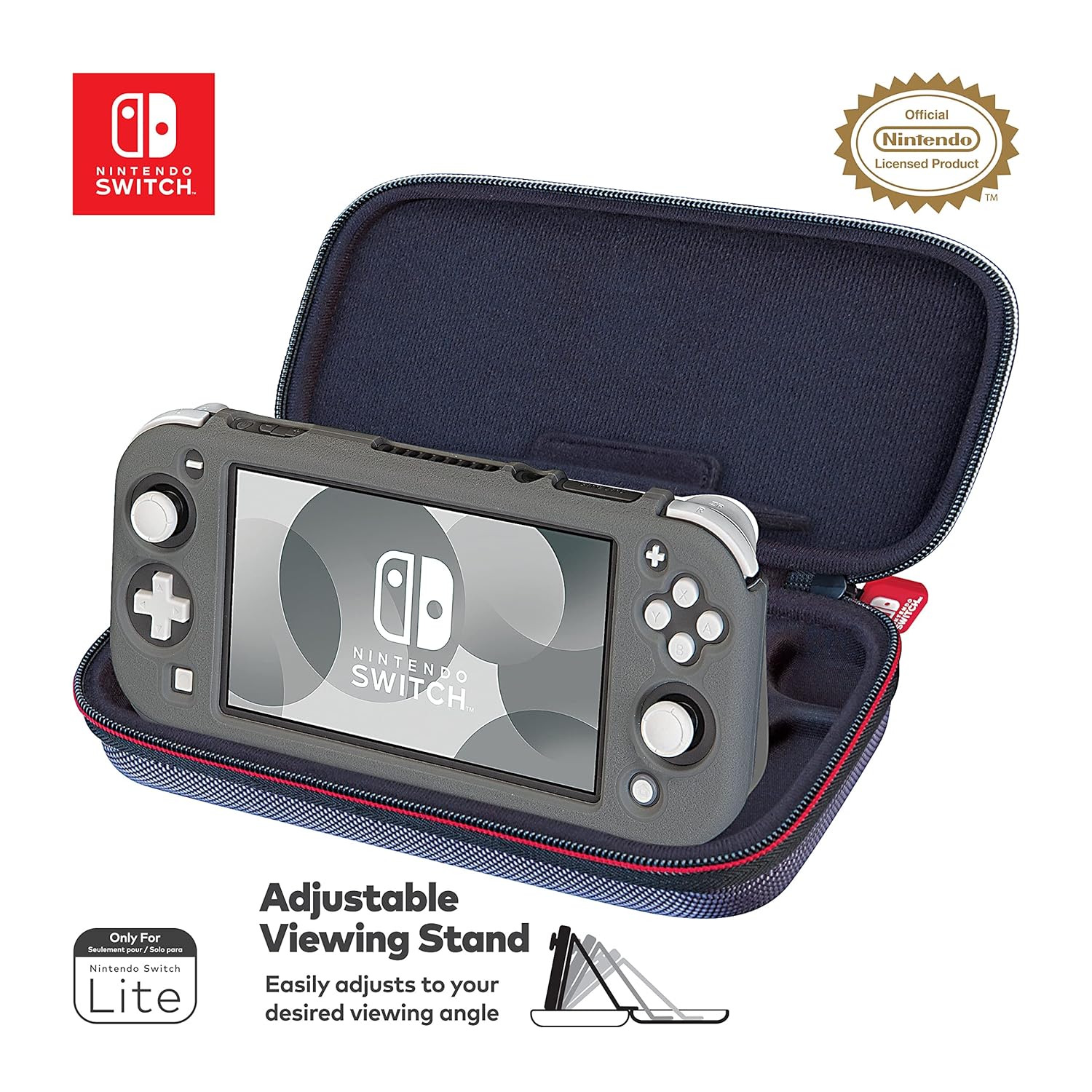 Big Ben Deluxe Travel Case Black for Nintendo Switch Lite