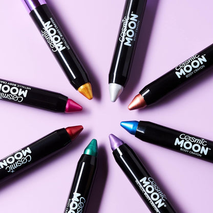 Smiffys Cosmic Moon Metallic Body Crayon, Gold